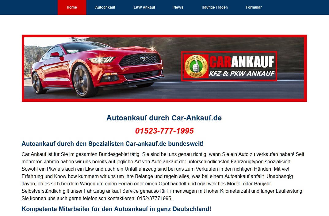 Car-Ankauf.de - Autoankauf Voerde und Umgebung - Autoankauf Voerde-Bestpreis 