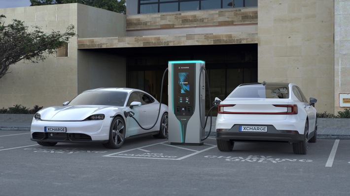 XCharge präsentiert auf der Power2Drive Europe seine Ladelösungen für die Transformation hin zur E-Mobility Im Rahmen der Messe ist zum ersten Mal die neue und kompakte Ladestation C7 Slim zu sehen