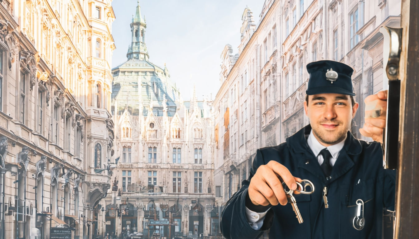 Schlüsseldienst und Aufsperrdienst - Verlässlicher Schlüsseldienst Wien 1080: LuckyKey – Ihre Lösung für Schlüsselnotfälle und defekte Schlösser im 8. Bezirk