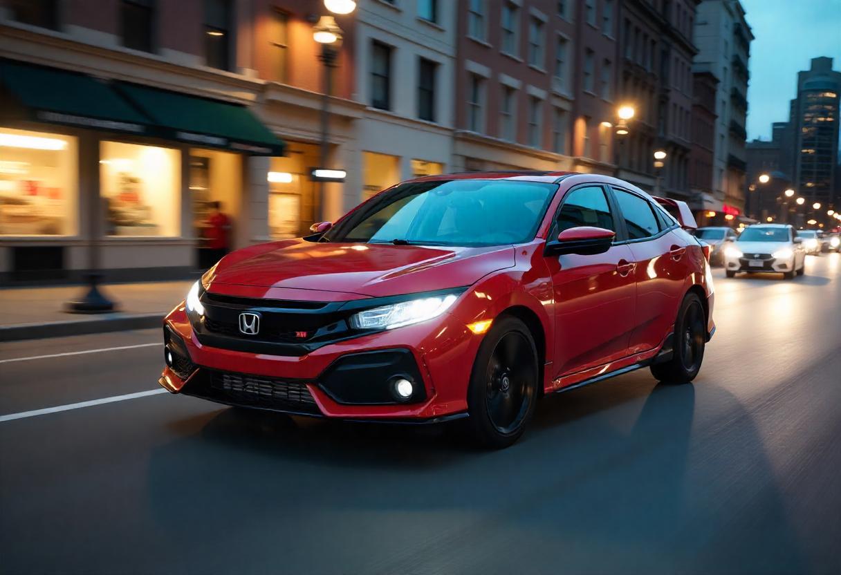 Der Honda Civic als eines der meistverkauften Modelle von Honda, bekannt für Effizienz, Sportlichkeit und Vielseitigkeit.